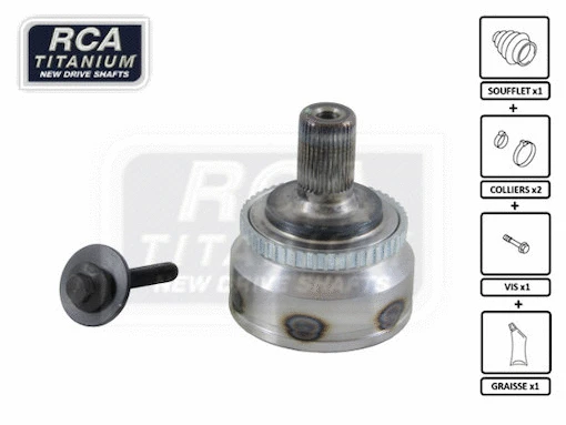 Jeu de joints, arbre de transmission RCA FRANCE VO111A