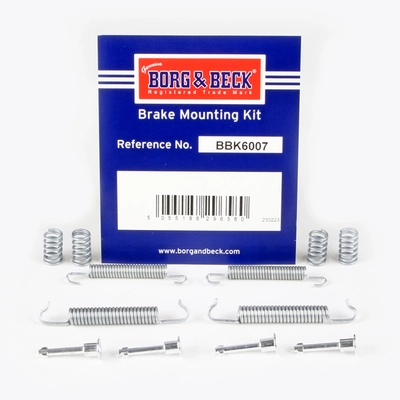 Kit d'accessoires, mâchoires de frein de stationnement BORG & BECK BBK6007