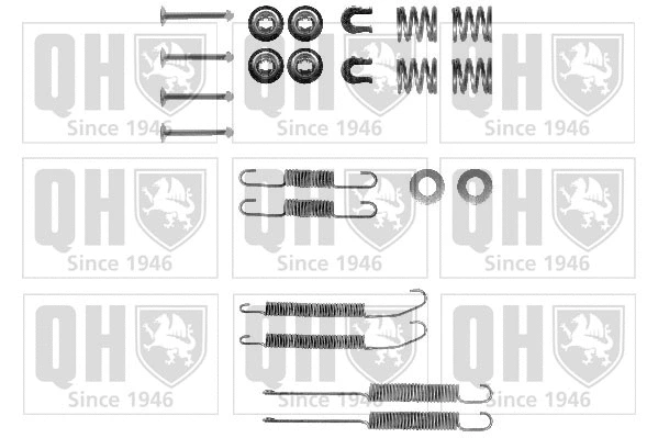 Kit d'accessoires, mâchoire de frein QUINTON HAZELL BFK317