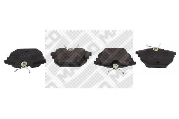 Kit de plaquettes de frein, frein à disque MAPCO 6483