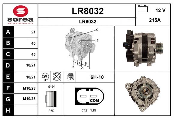 Alternateur SNRA LR8032