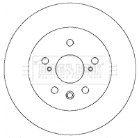Disque de frein BORG & BECK BBD4325