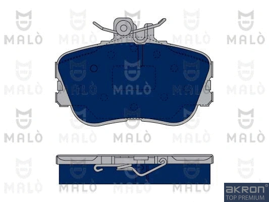 Kit de plaquettes de frein, frein à disque AKRON-MALÒ 1050318