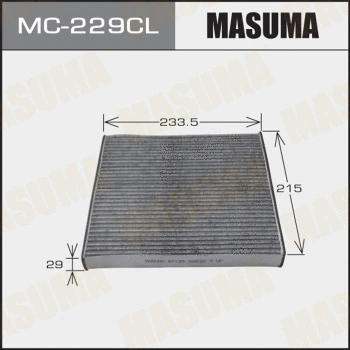 Filtre, air de l'habitacle MASUMA MC-229CL