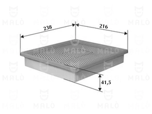 Filtre à air AKRON-MALÒ 1500512