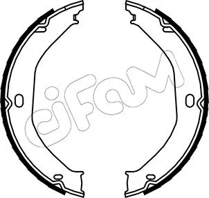 Jeu de mâchoires de frein, frein de stationnement CIFAM 153-360