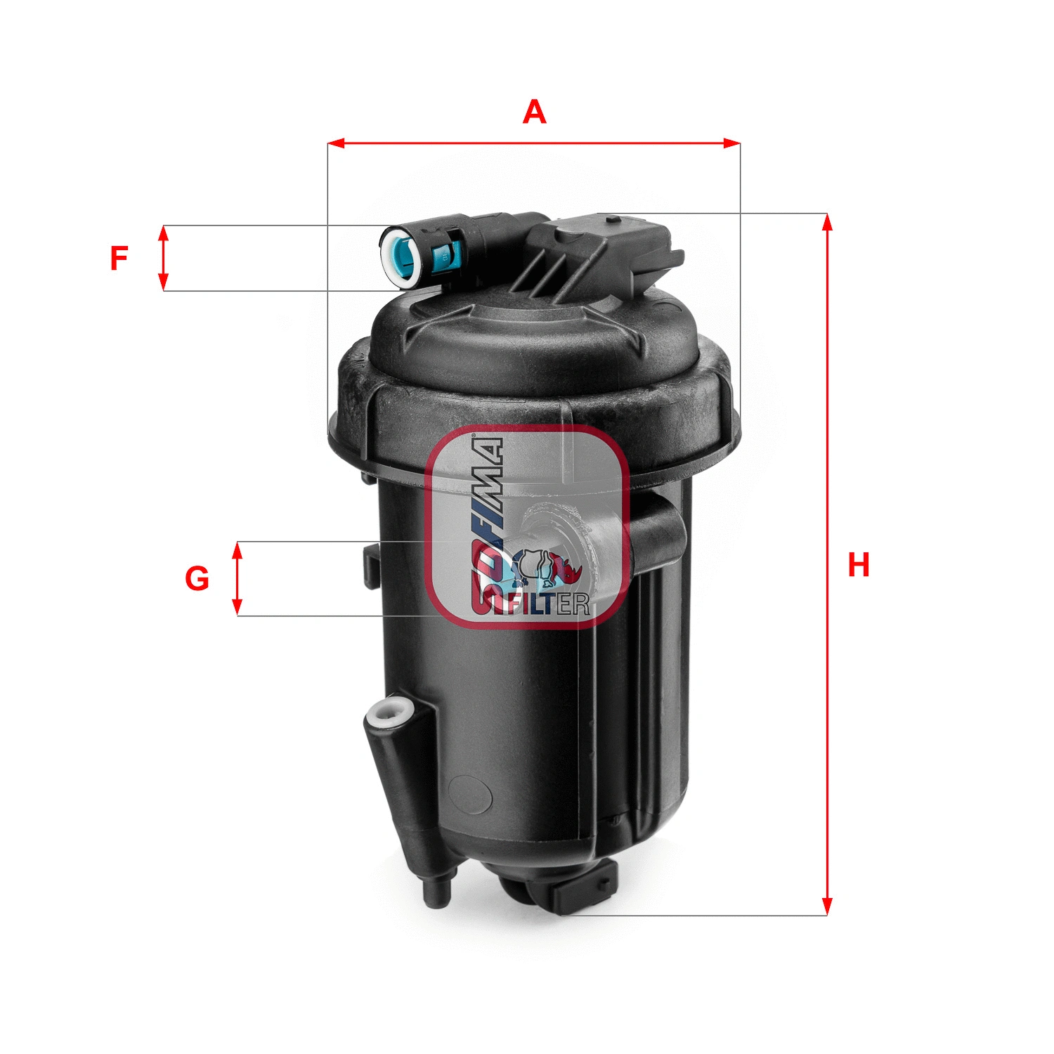 Filtre à carburant SOFIMA S 5163 GC