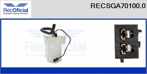 unité d'alimentation de carburant RECOFICIAL RECSGA70100.0