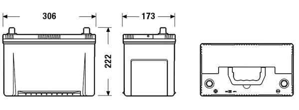 Batterie de démarrage CENTRA CA955