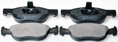 Kit de plaquettes de frein, frein à disque DENCKERMANN B111243