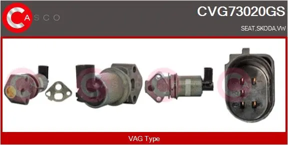 Vanne EGR CASCO CVG73020GS