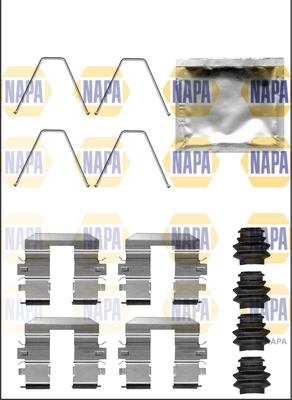 Kit d'accessoires, plaquette de frein à disque NAPA NFK1403