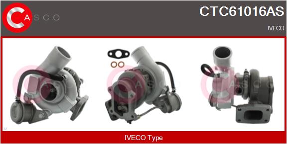 Turbocompresseur, suralimentation CASCO CTC61016AS