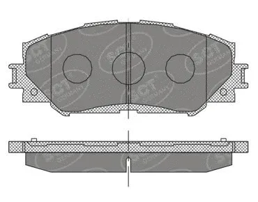 Kit de plaquettes de frein, frein à disque SCT - MANNOL SP 377 PR