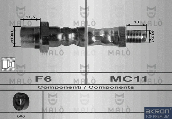 Flexible de frein AKRON-MALÒ 8911