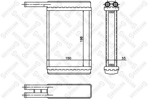 Système de chauffage STELLOX 10-35168-SX
