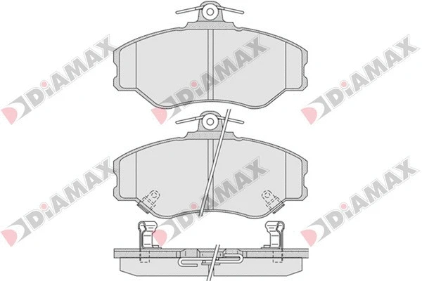 Kit de plaquettes de frein, frein à disque DIAMAX N09290