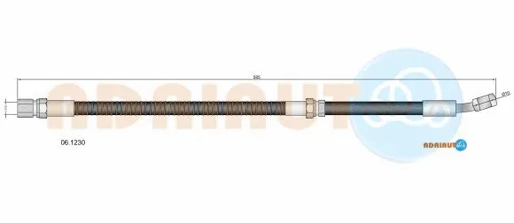 Flexible de frein ADRIAUTO 06.1230