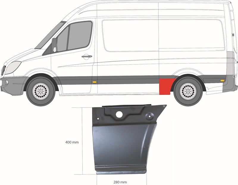 Panneau latéral BINDER 3547565