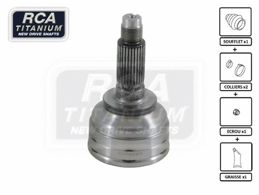 Jeu de joints, arbre de transmission RCA FRANCE MA16
