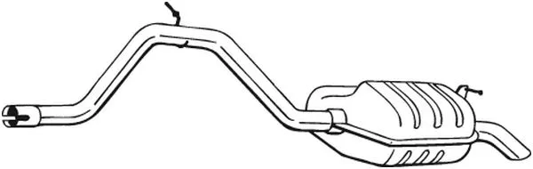 Silencieux arrière BOSAL 281-041