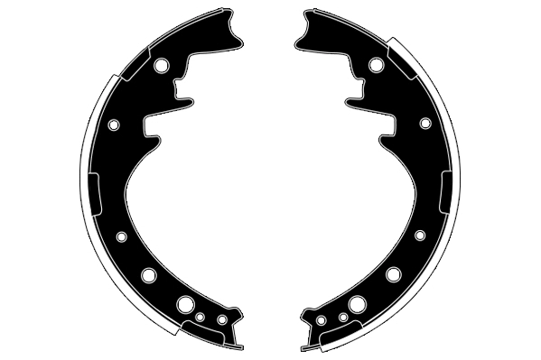 Jeu de mâchoires de frein RAICAM RA25160