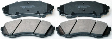 Kit de plaquettes de frein, frein à disque DENCKERMANN B111252