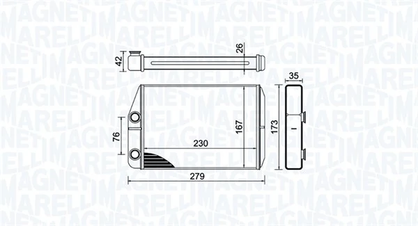 Système de chauffage MAGNETI MARELLI 350218443000