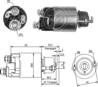 Contacteur, démarreur ZM ZM 703