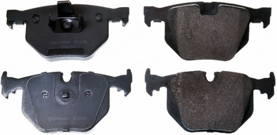 Kit de plaquettes de frein, frein à disque DENCKERMANN B111106