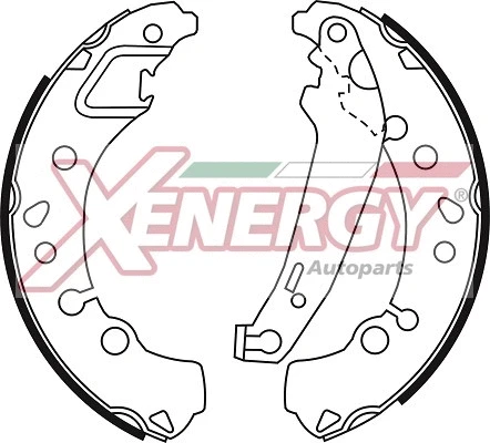 Jeu de mâchoires de frein AP XENERGY X50722