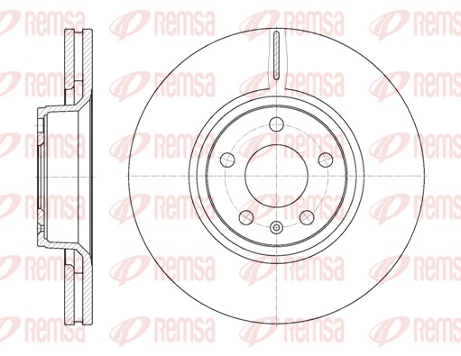 Disque de frein REMSA 6807.10
