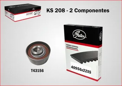 Kit de courroie crantée GATES-BR KS208