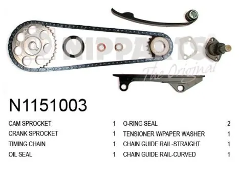 Kit de distribution par chaîne NIPPARTS N1151003
