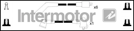 Kit de câbles d'allumage INTERMOTOR 76231