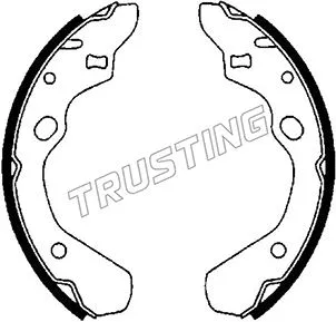 Jeu de mâchoires de frein TRUSTING 049.141