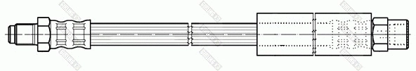 Flexible de frein GIRLING 9002177
