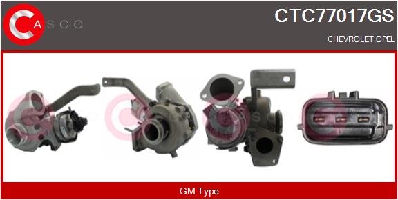 Turbocompresseur, suralimentation CASCO CTC77017GS