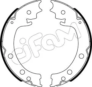 Jeu de mâchoires de frein, frein de stationnement CIFAM 153-519