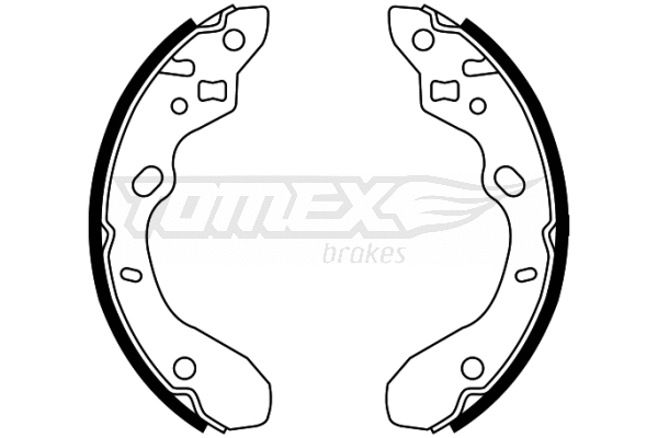Jeu de mâchoires de frein TOMEX Brakes TX 22-34