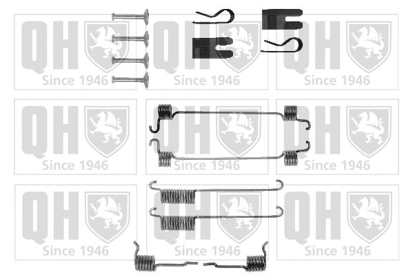 Kit d'accessoires, mâchoire de frein QUINTON HAZELL BFK415