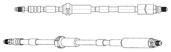 Flexible de frein CEF 512777