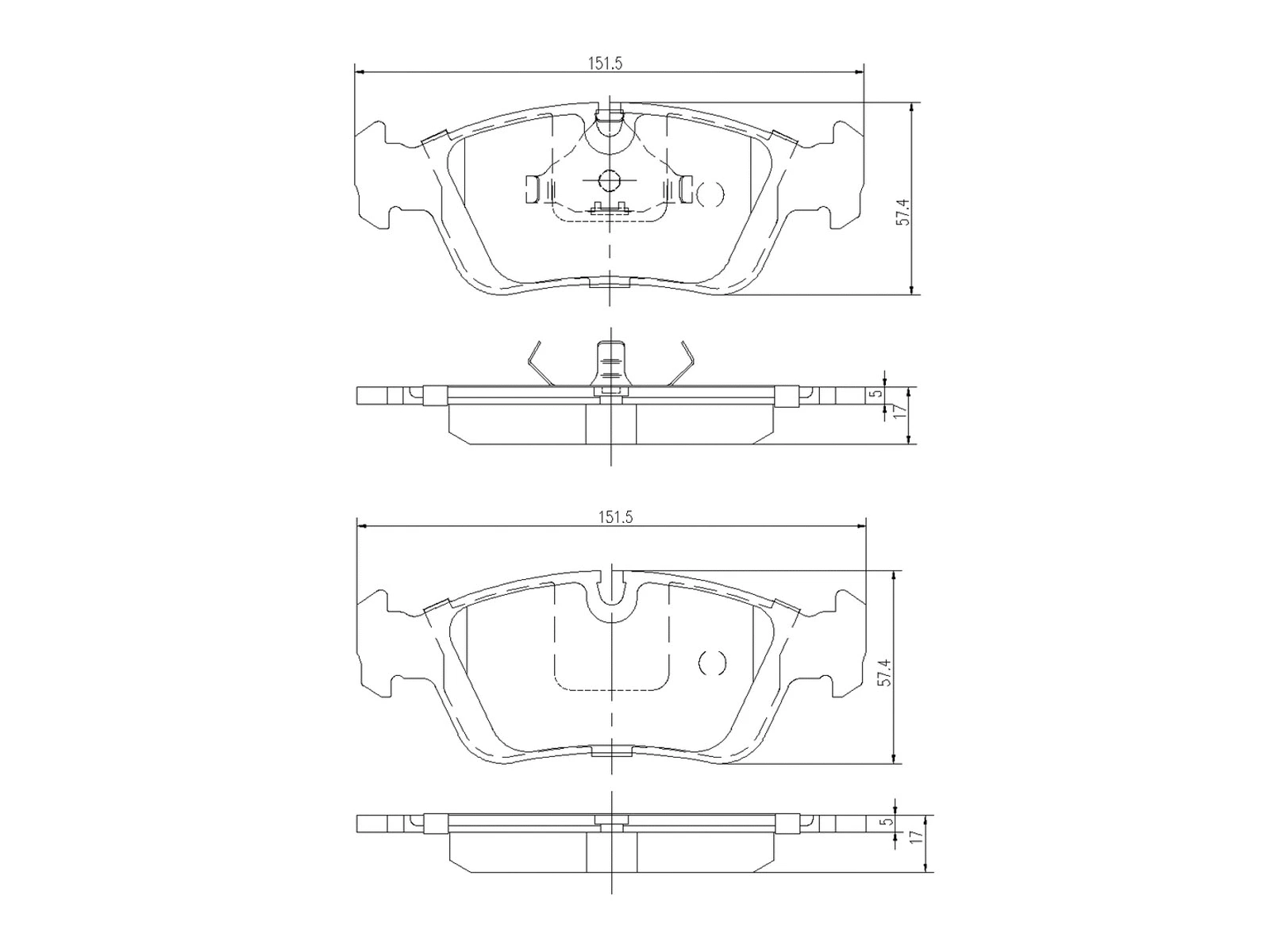 Kit de plaquettes de frein, frein à disque A.Z. Meisterteile AZMT-44-022-1387