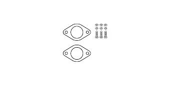 Kit d'assemblage, catalyseur HJS 82 49 8301