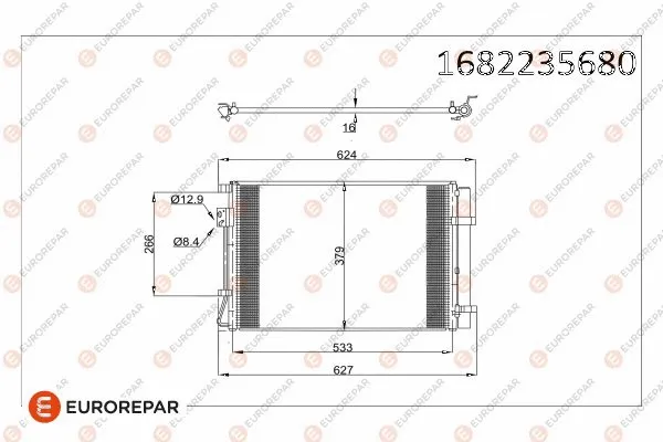 Condenseur, climatisation EUROREPAR 1682235680