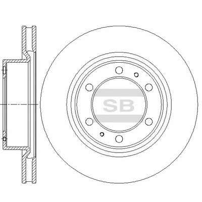 Disque de frein Hi-Q SD4645