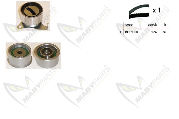 Kit de courroie crantée MABYPARTS OBK010485