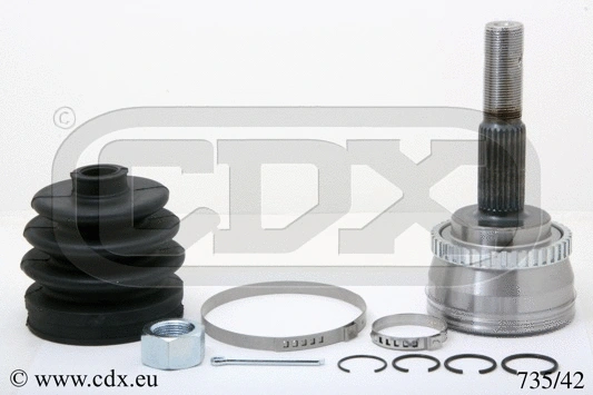 Jeu de joints, arbre de transmission CDX 735/42