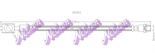 Flexible de frein BROVEX-NELSON H5953