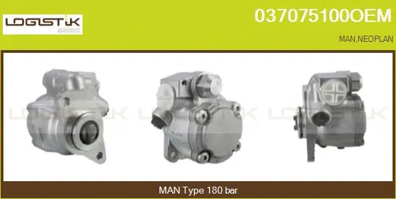 Pompe hydraulique, direction LGK 037075100OEM